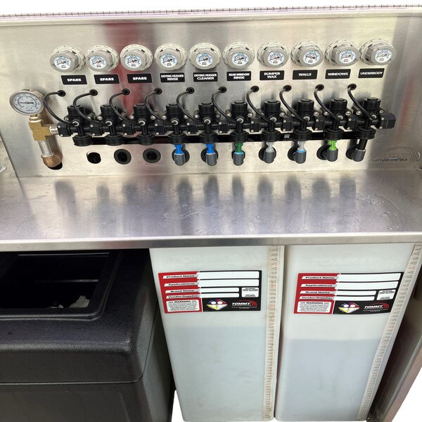 Close-up of valves